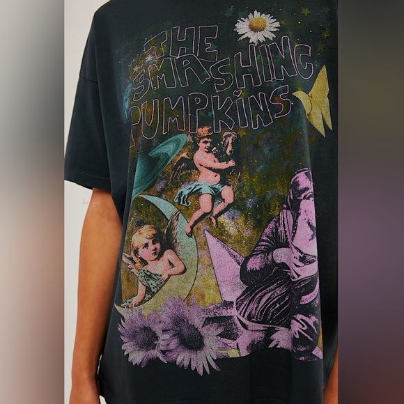 NEW Free People Daydreamer Smashing Pumpkins Infinite Sadness Tee - Picture 2 of 4